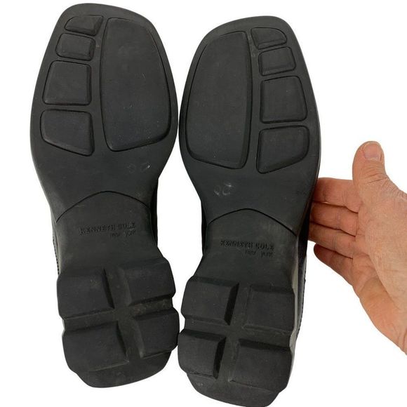 Kenneth Cole New York Mens Black Loafer Leather Sz 11.5 Italy 3818 - Picture 7 of 10